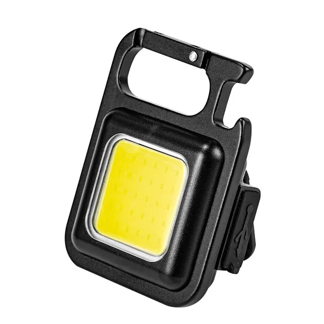 Mini lanterna led cob recarregável, brilhante, recarregável, pequena lanterna, usb, 3 modos, lanterna, led