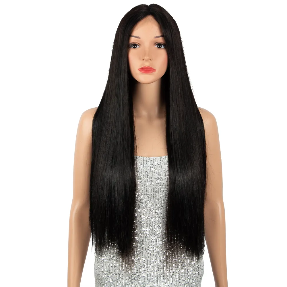 Rebecca Hot new products color hair extension wig black brazilian Straight human hair wig with factory price