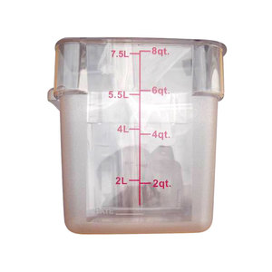 Commercio all'ingrosso di diverse capacità 4L,6L,8L,12L Set di stoccaggio di plastica contenitore per alimenti con coperchio - Product Image 6