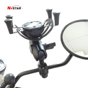 360 mounts b-111u konu adaptörü gopro için 1/4 vida 1 inç tork ray topu baz bisiklet cep telefonu tutucu gidon dağı için ram - Product Image 6