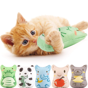 Kitten <strong>Catnip</strong> <strong>Cats</strong> Toys for Indoor Plush Chew Teething Interactive Filled Toy Soft CatToy - Product Image 1