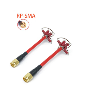 2 Pcs <strong>5.8Ghz</strong> 3dBi FPV Antenna RP-SMA / SMA High Gain for Aomway TX/<strong>RX</strong> VTX Transmitter Receiver Camera Racing Drone - Product Image 6