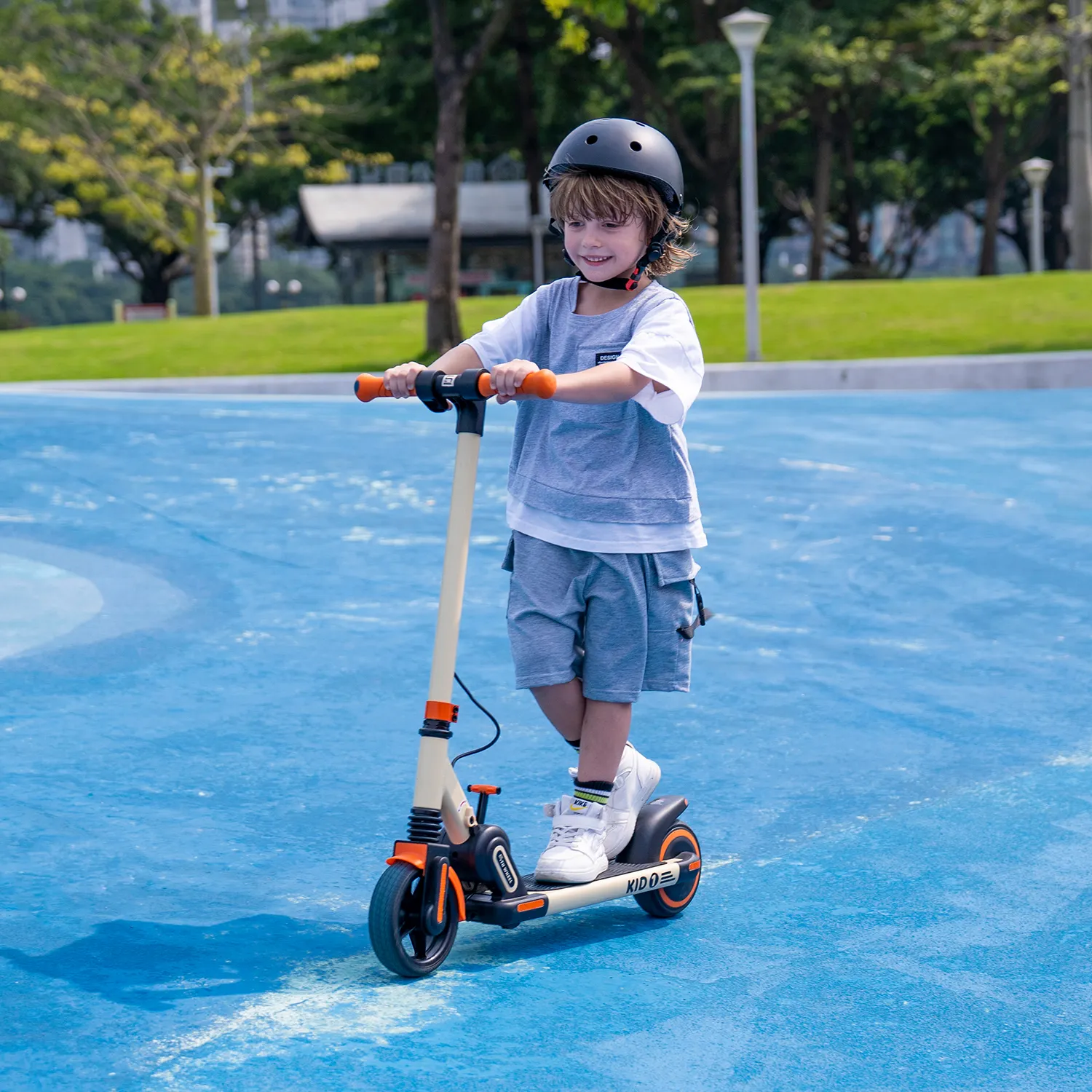 5ème roue K1 2024 enfant Scooter électrique dérive pliable Scooters pour enfants pour enfants enfants de 7 ans