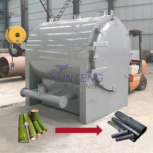Horizontal Peanut <strong>Shell</strong> Bamboo <strong>Palm</strong> <strong>Kernel</strong> <strong>Shell</strong> Charcoal Making Machine <strong>Carbonization</strong> Furnace <strong>Kiln</strong> <strong>for</strong> SALE
