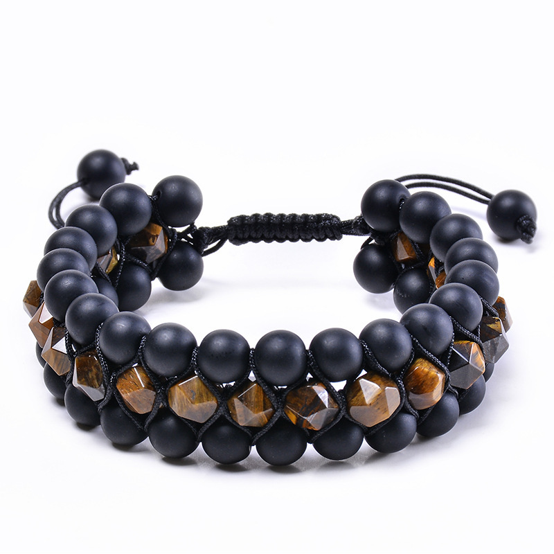 matte onyx &tiger eye multi