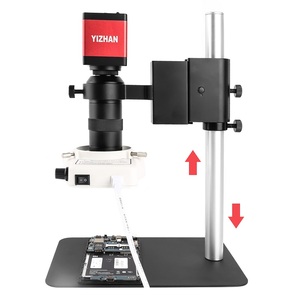 High Quality VGA HD-MI White LED Light 130X Red Camera 13MP Mobile Phone Repair Monocular <strong>Microscope</strong> <strong>Digital</strong> <strong>With</strong> Metal Base - Product Image 5