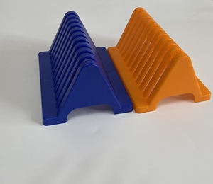 Estante de drenaje de portaobjetos de microscopio de laboratorio de 10 lugares de plástico duradero personalizado de alta calidad - Product Image 5