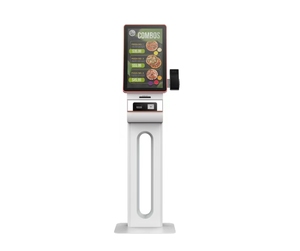 Fabricante de quioscos de autopedido Quioscos de pago con pantalla táctil curva de 23,6 "en restaurante con impresora de recibos Escáner de código QR - Product Image 2