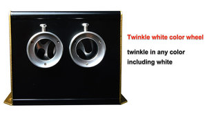 DMX 512 función 24W RGBW Twinkle Fuente de luz LED de fibra óptica para techo de estrella - Product Image 4