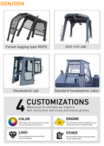 รถตักดินขนาดเล็กรถปราบดินตีนตะขาบส่งกำลังไฮดรอลิกรถปราบดินพร้อมเครื่องกว้านสำหรับรถปราบดิน - Product Image 5