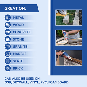 Sửa chữa vết nứt bê tông màu xám xây dựng ô tô Mastic Sealant 600 ml mái tremco Sealant vulkem 116 Sika Sikaflex-11 FC Pro - Product Image 4