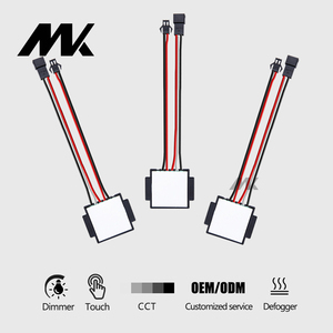 批发压力12V 5A一键单色接近发光二极管调光器触摸镜子电开关传感器 - Product Image 3