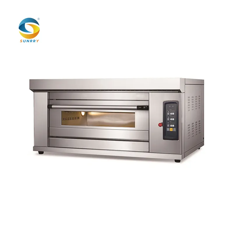 Top Sale 9 Tabletts Brot Backen Backöfen Gas Gewerblicher Ofen 2 Deck 4 Tablett für Powered