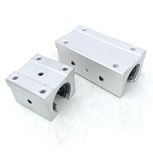 20mm Rod with Aluminum Bracket <strong>Sliding</strong> <strong>Rail</strong> System <strong>Linear</strong> Motion Guide <strong>Rail</strong> SBR20 with Carriage Slider Block SBR20uu SBR20LUU - Product Image 5