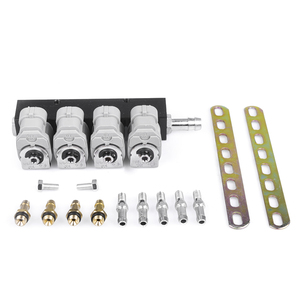 LPG/CNG/NGV Gas-Einspritz schiene LPG-sequentielles Kraftstoffs ystem für Sequential Injection Kit 2 oder 3 Ohm Auto injektor