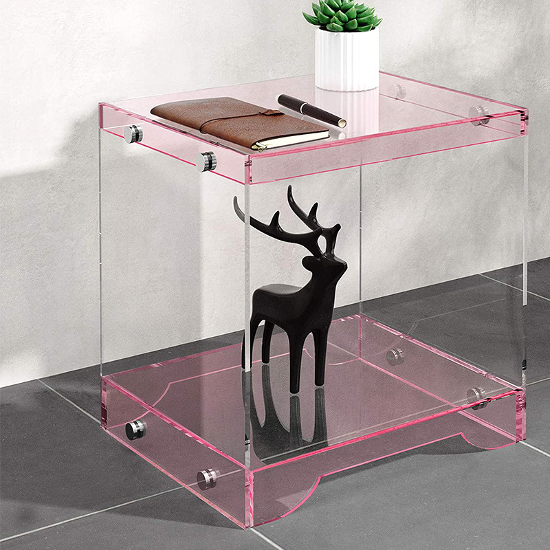 Clear+pink