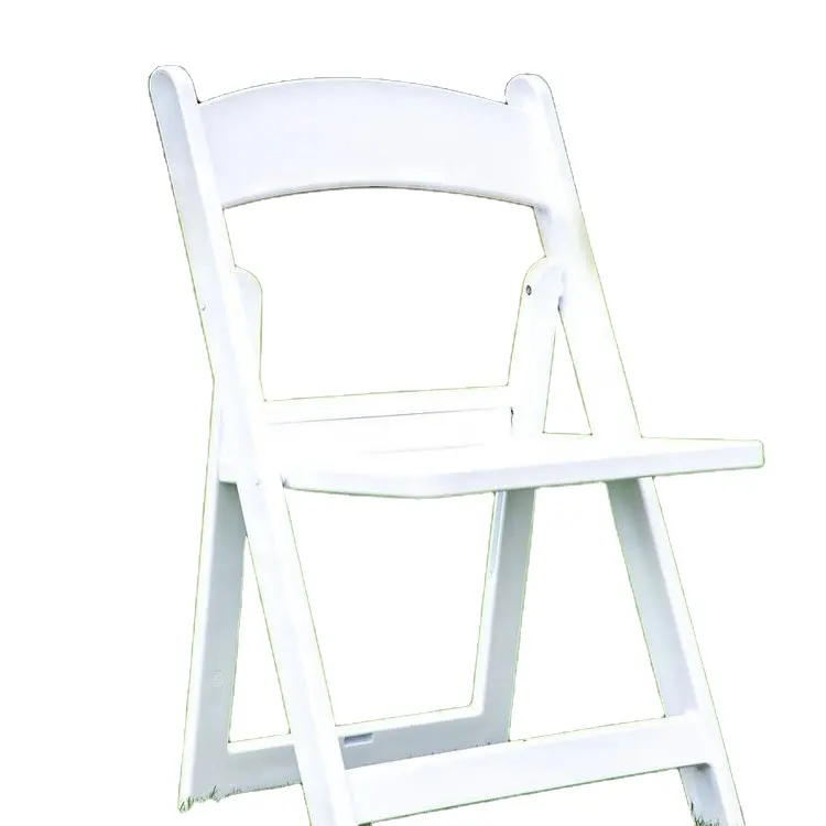 도매 화이트 웨딩 활동 의자 실용적인 접이식 야외 정원 의자 스태킹 의자