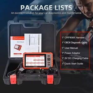专业CRP 909X全系统车载诊断扫描仪，带7英寸液晶显示器，适用于多品牌车辆 - Product Image 2