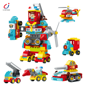 Chengji Diy 3d Kids Creative Educational Toy Construction Assembly 158pcs <strong>Building</strong> <strong>Game</strong> Toy <strong>Robots</strong> for Kids <strong>Building</strong> Blocks - Product Image 1