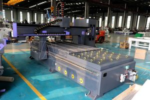新设计ATC数控路由器4x8 3轴数控木工路由器带真空桌家具生产线设备 - Product Image 3