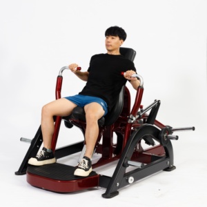 Machine d'entraînement fonctionnelle assise chargée de plaque d'équipement de forme physique commerciale Machine de presse horizontale de poitrine d'épaule - Product Image 2