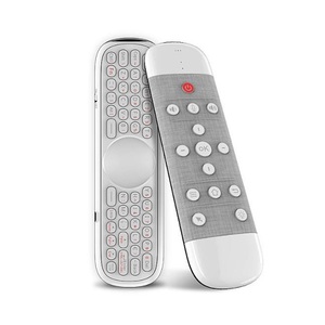 Q40 Infrarot lernen doppelseitige drahtlose somatos ensor ische Tastatur maus mit Touch-Hintergrund beleuchtung Voice Flying Mouse Fernbedienung