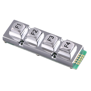 Teclado numérico de metal funcional con 4 teclas Tecla numérica de aleación de zinc - Product Image 5