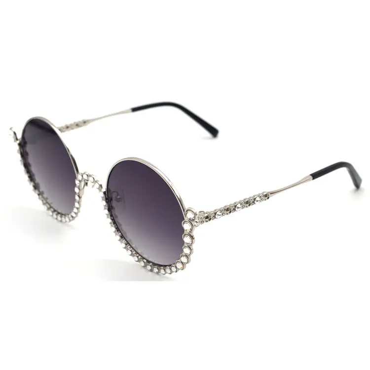 Модные УНИКАЛЬНЫЕ Солнцезащитные очки для женщин круглые фиолетовые очки поляризованные солнцезащитные очки