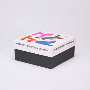 High Quality Black Packaging Paperboard Gift <strong>Box</strong> with Custom Logo Small Lid and Base Sponge Liner Embossing Printing - Product Image 3