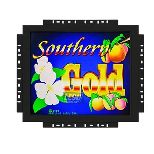 EGA <span class=keywords><strong>CGA</strong></span> VGA LCD dokunmatik ekran 19 inç kızılötesi açık çerçeve POG oyun monitör ile seri RS232