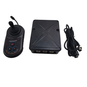 Controle de joystick dc programável e velocidade 24v, cadeira de roda