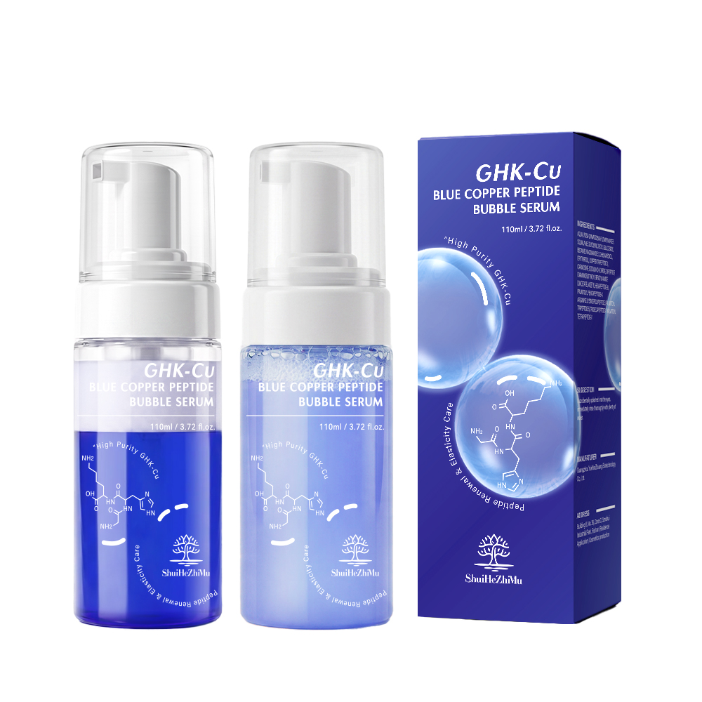 Suero de burbujas de péptido de cobre azul GHK-Cu
