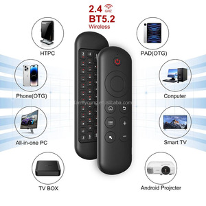 Wireless Remote <strong>Control</strong> 7Colors Backlit M5 Air Mouse <strong>Keyboard</strong> 2.4G&amp;BT5.2 for Smart TV Set-top Box Projector PC Phone - Product Image 4