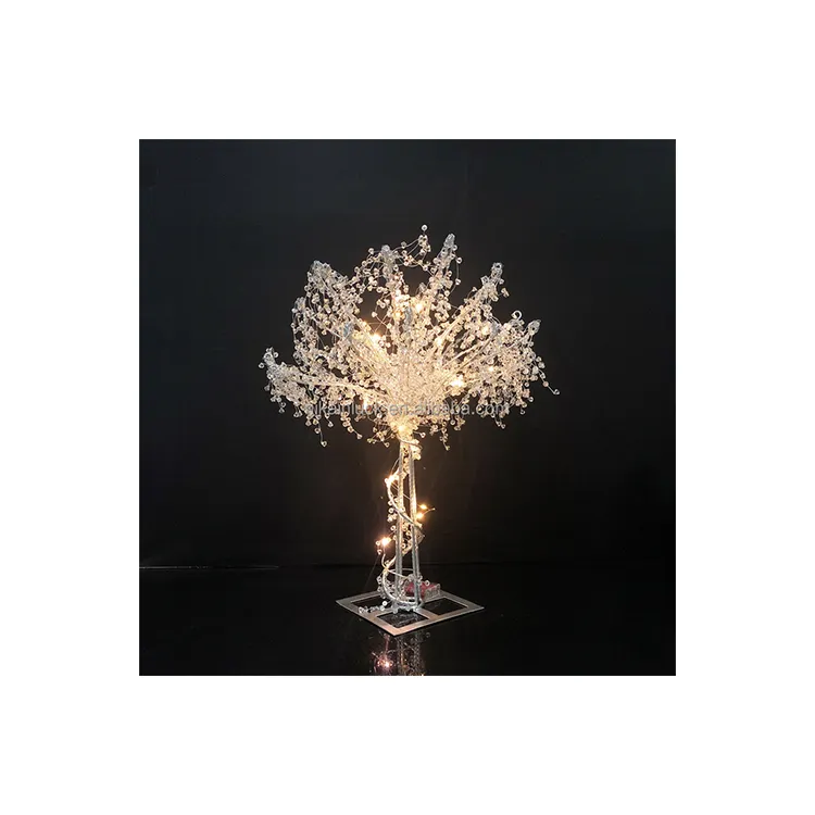 Decorazione di nozze decorazione di plastica fiore finto albero artificiale strada piombo tavolo centrotavola Stand strada piombo per Hotel