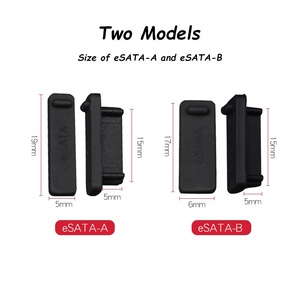 סיליקון e-SATA נקבה שקע אבק מגן/טלוויזיה אוניברסלית HiFi DVD מחשב נייד מחשב נייד E-SATA יציאת גומי נגד אבק