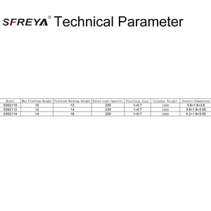 SFREYA S3521 Simple Crank Arm Battery-powered Type Vehicle-mounted Elevating <strong>Platform</strong> Mobile <strong>Loading</strong> and <strong>Unloading</strong> Lifting - Product Image 4