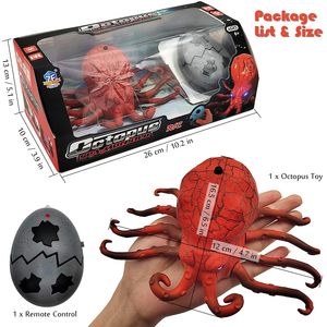 Ept điều khiển từ xa hồng ngoại bạch tuộc với ánh sáng Pin hoạt động động vật RC đồ chơi bạch tuộc bò bạch tuộc với RC - Product Image 3
