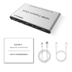 hdmi usb 3.0视频采集卡usb c 1080p视频采集卡4k用于游戏流媒体直播视频录制 - Product Image 3
