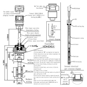 SUS316 or SUS304 High Temperature Water <strong>Level</strong> Controller <strong>Float</strong> Switch for Coolant Switch Leveling - Product Image 2