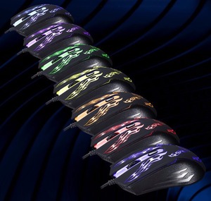 Il più nuovo Mouse ottico cablato per computer colorato con incisione laser 139 per l'uso in ufficio desktop - Product Image 5