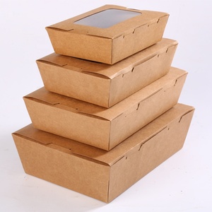 กล่องเบอร์เกอร์แบบย่อยสลายได้กล่องบรรจุสลัดซูชิแบบครั้งเดียว - Product Image 3