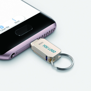 Super Mini TypC USB 3.0 Flash-Laufwerk benutzer definiertes Logo 32GB 64GB USB Pen drive Speicher Expad Flash-Disk Metall benutzer definierte USB-Stick Schlüssel bund - Product Image 6