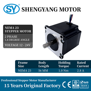 نيما <span class=keywords><strong>23</strong></span> 57X57X56MM 1.0 نانومتر 2.8A 4 سلك 57BYGH56 12V 24V ثنائي القطب في أتمتة التصنيع باستخدام الحاسب الآلي - Product Image 2