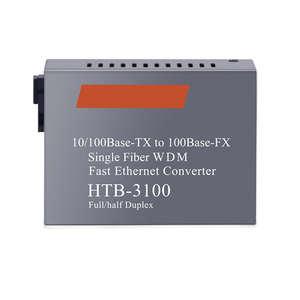 Convertidor de medios de fibra óptica HTB 3100 FTTH, transceptor óptico Simplex, Netlink, convertidor de medios de fibra A/B de 25km, Cable de red RJ45 - Product Image 4