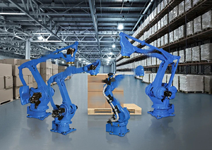 Robot paletizador industrial articulado Yas-kawa PL190 Carga y descarga