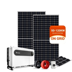 完整的商业用途太阳能发电系统50kw 100kw 120kw太阳能存储系统一体机，带存储装置 - Product Image 1