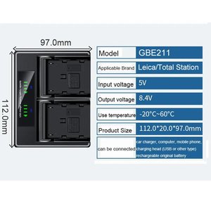 NP-F970 NP F970 USBLEDデュアルバッテリー充電器Sony NP-F970 NP-F960 NP-770 NP-F550カメラType-cUSBデュアル充電と互換性があります - Product Image 4