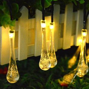 30 50 -LED Waterproof Raindrop Solar <strong>Lamp</strong> LED Lawn Yard Christmas Festival Holiday <strong>Light</strong> <strong>String</strong> Solar Led <strong>String</strong> <strong>Lights</strong> - Product Image 3