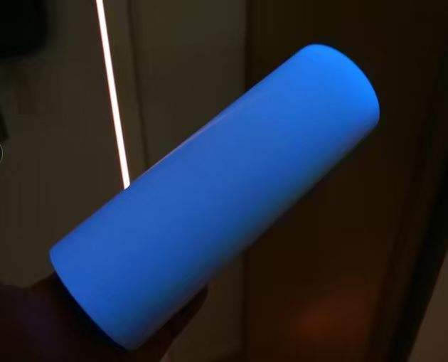 20OZ Luminous blue sublimation tumblers