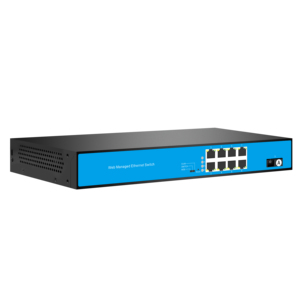 Oem/odm A-end 9พอร์ตกิกะบิตอีเธอร์เน็ตสวิตช์โหมดเดียวไฟเบอร์เดี่ยวจัดการ L2WEB POE QoS SNMP สวิตช์ POE องค์กร - Product Image 3